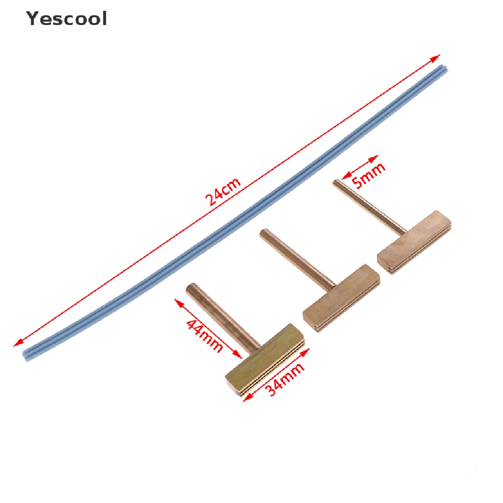 Yescool Ujung Solder Bentuk t Bahan Tembaga Untuk Reparasi Layar lcd