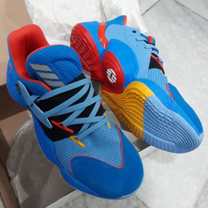 Sepatu Basket Adidas Harden Vol 4 Su Casa Okc Thunder Original Asli