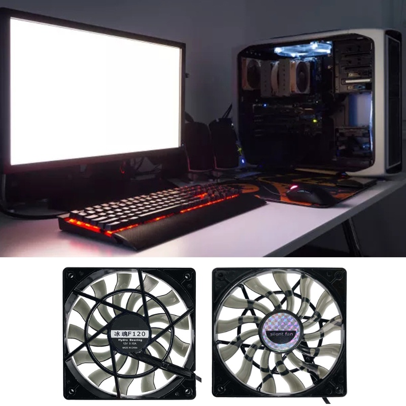 Bt CPU Cooler Silent PWM Radiator Kipas Pendingin Air 4Pin Low Profile Untuk Desktop PC