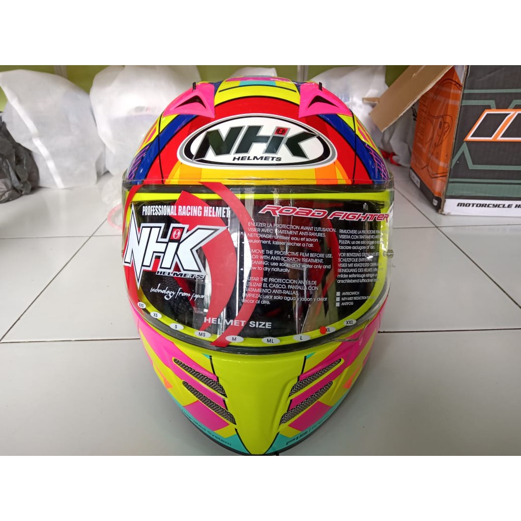 HELM NHK TERMINATOR PIGMEN YELLOW FLUO