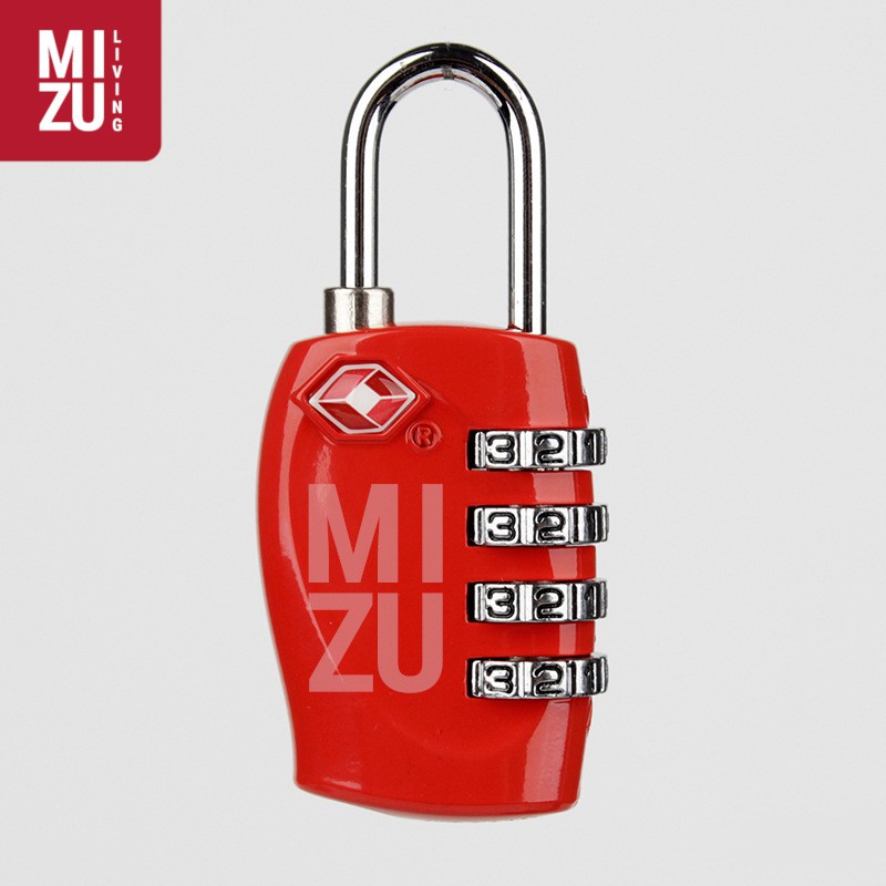 YOKETA 4 Digits Angka Travel Lock TSA Gembok Tas Koper Kunci Padlock-6