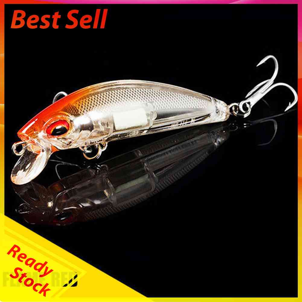 Luminous Fishing Bait 7cm 11g Artificial Crankbait Slow Sinking Sea Pesca Tackle