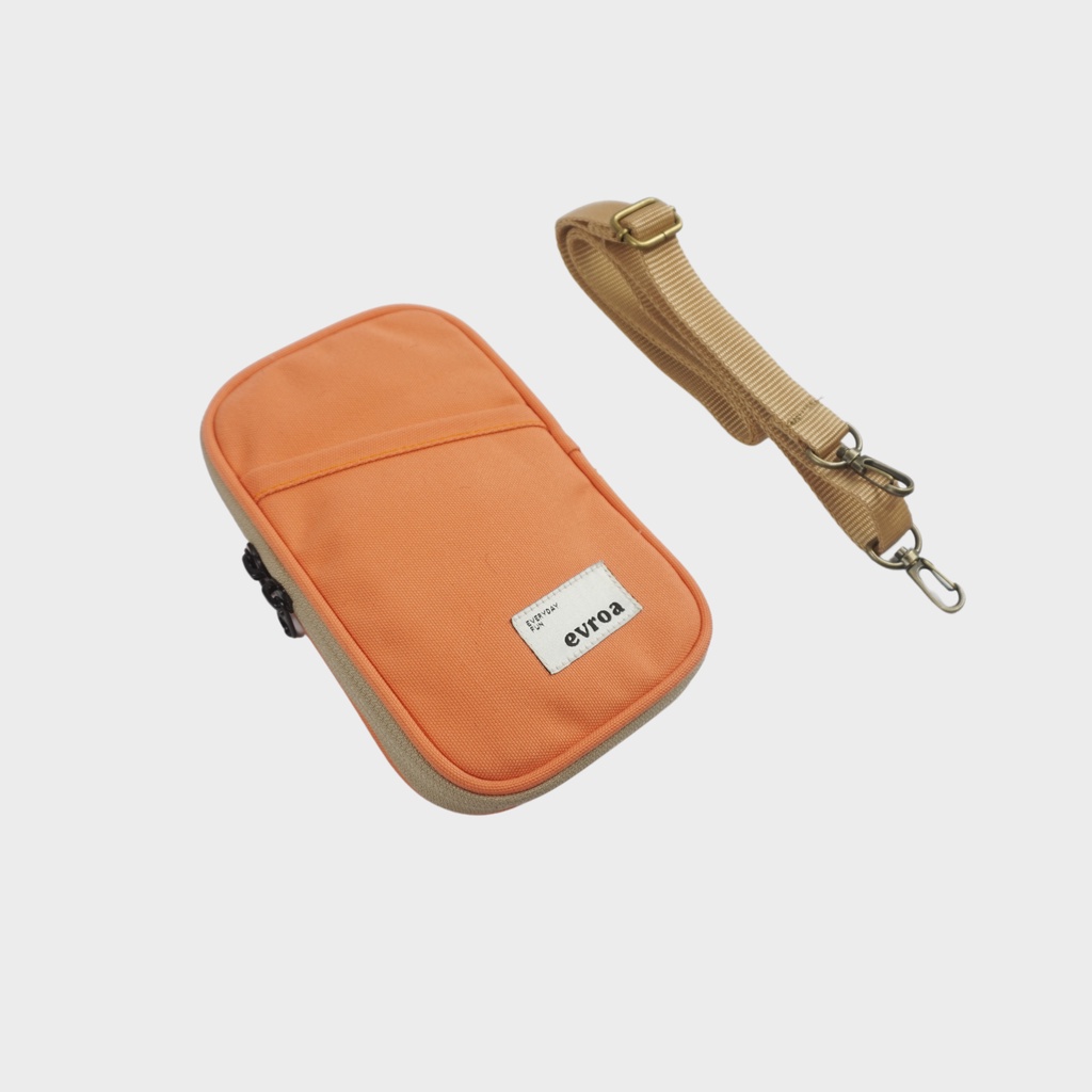 Evroa Polka Sling Phone - Peach