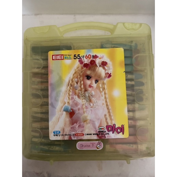 preloved crayon pastel oil 60 warna eiei