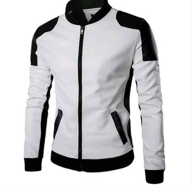 Jeket pria semi kulit