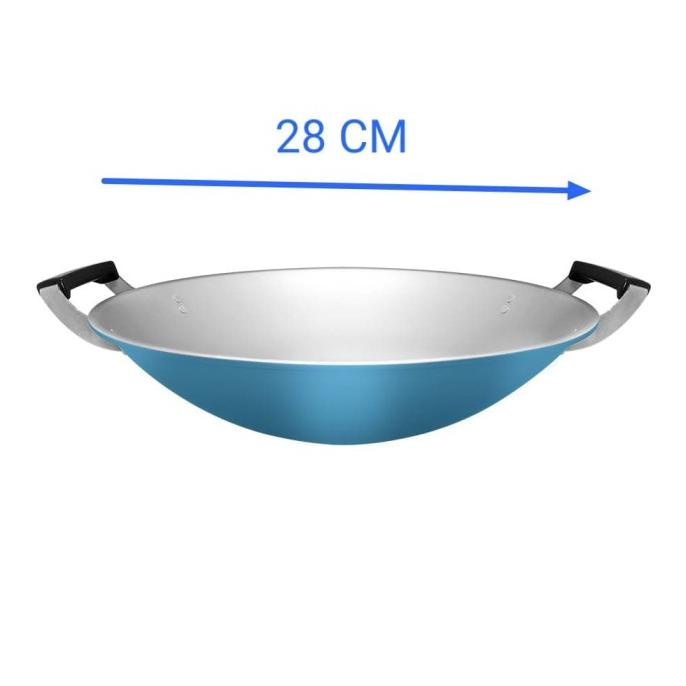+%+%+%] Wajan Clarita 28 / Wajan Aluminuim / Kuali Jawa Warna / Mikado