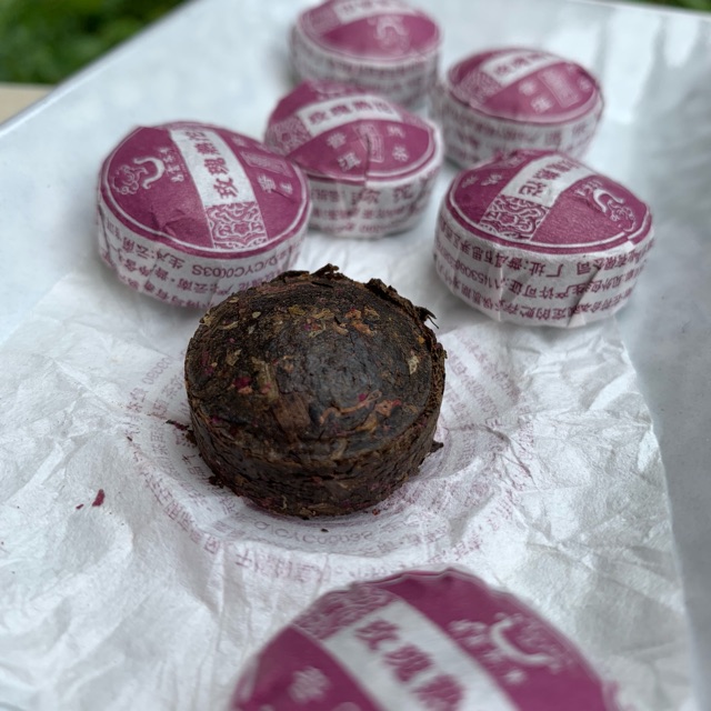 

Puer Jasmine Tea ( Teh Puer rasa Bunga Melati) Puer Ripe