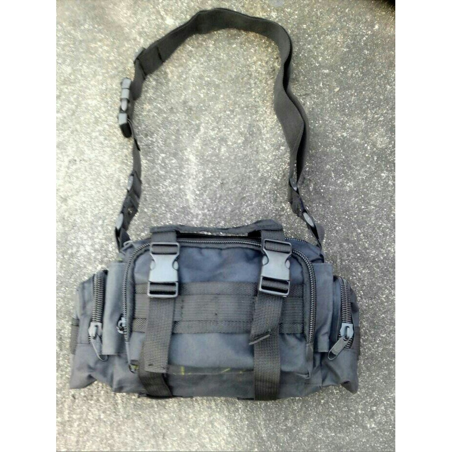 Tas Selempang Hitam Brimob Tactical