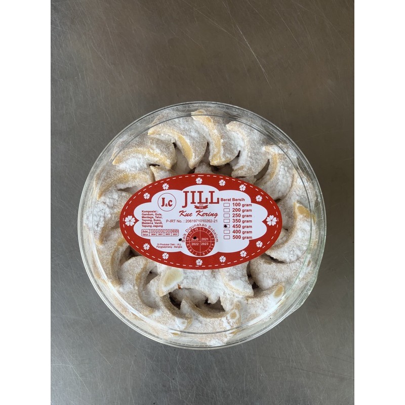 

Kue Kering Putri Salju Cap Jill 450gr