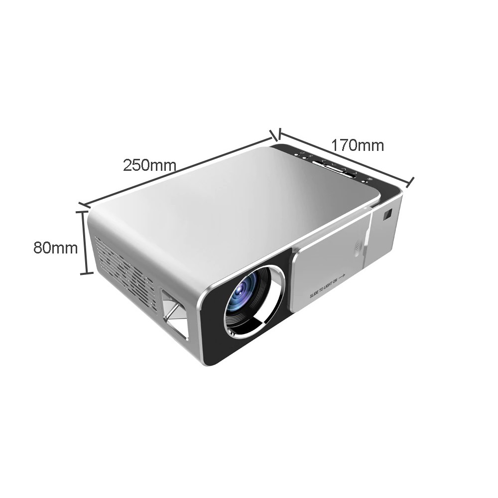 UNIC T6 - LED 720P HD Home Projector 3500 Lumens - Basic Version