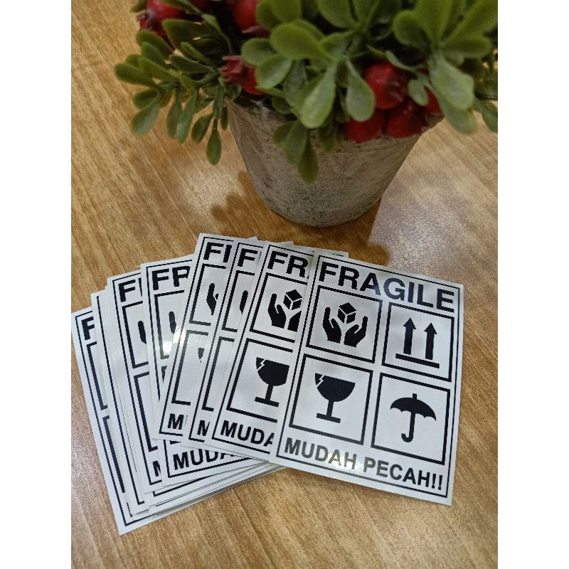 

Sticker Label FRAGILE Jangan Dibanting harga murah isi 5pcs