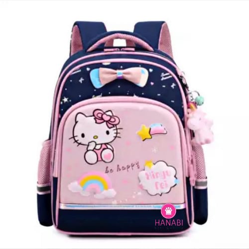 HANABI - Tas ransel sekolah HELLOKITTY tas anak tas lucu murah