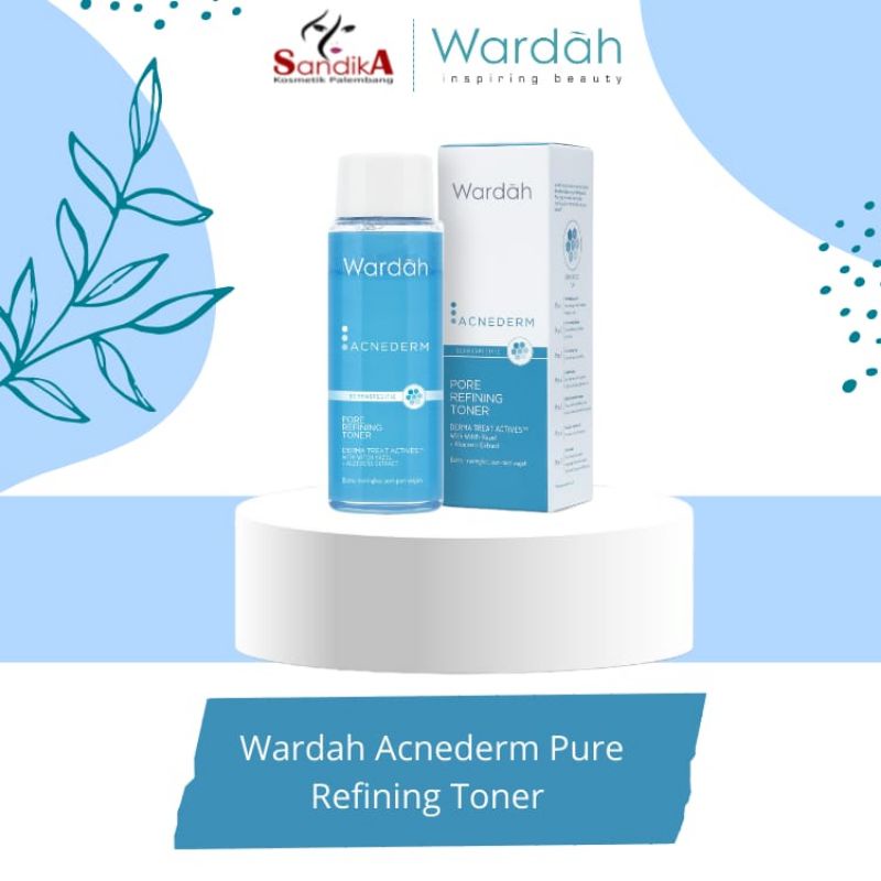 Wardah Acnederm Pore Refining Toner / pembersih muka