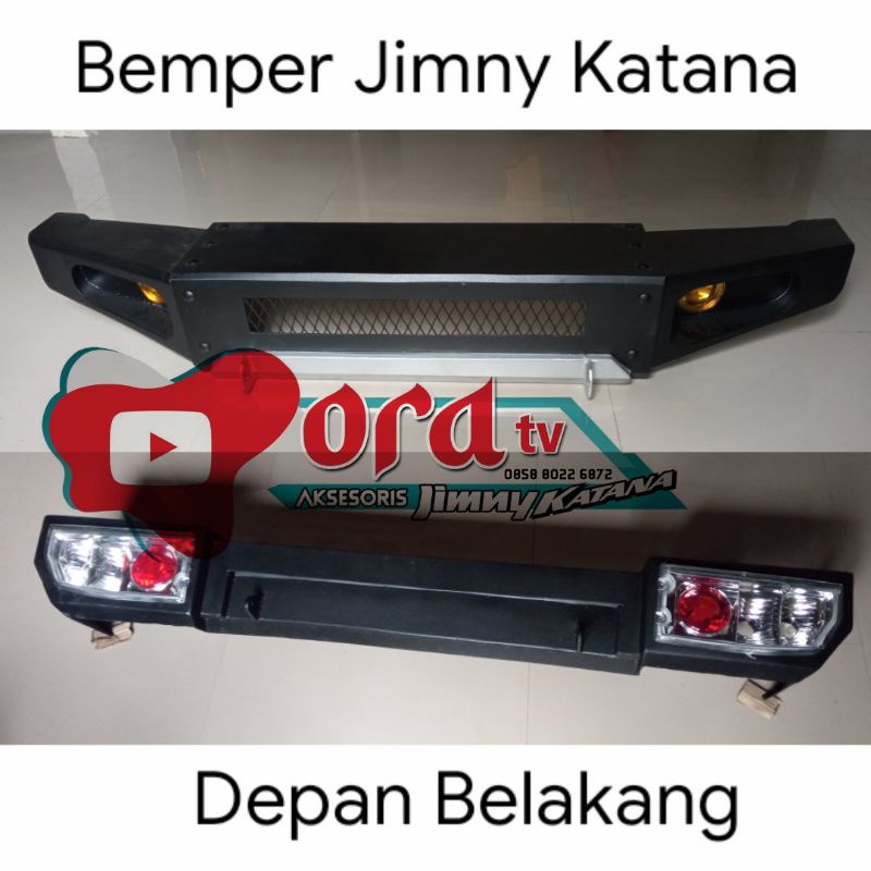 Bemper Jimny Katana Depan Belakang.