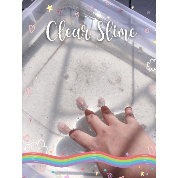 [PROMO] Clear Slime 1kg slime bening MURAH