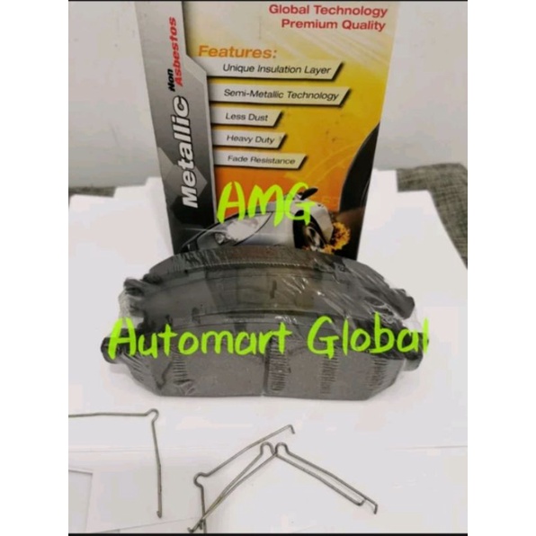 brake pad kampas rem depan nissan navara