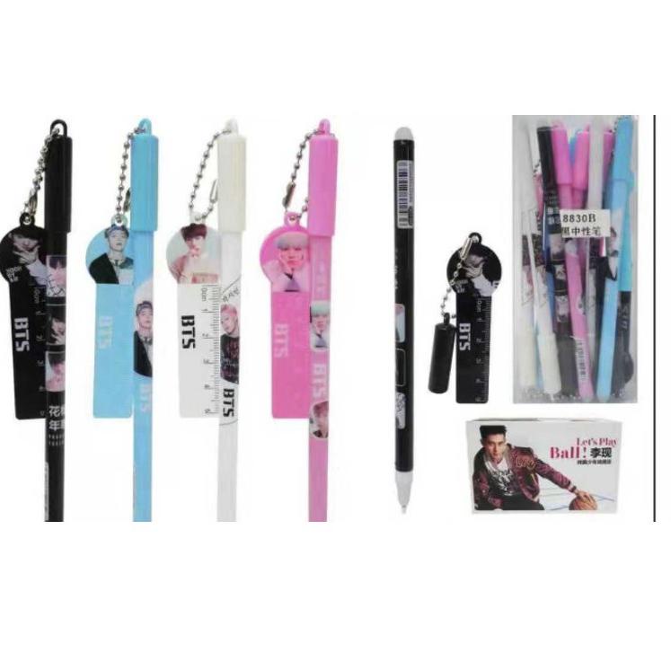 

UBH6★ (12pc) PEN GEL GANTUNG BTS/GEL PEN BTS/PEN GANTUNG BUKU BTS Checkout ♤ ..,,.......