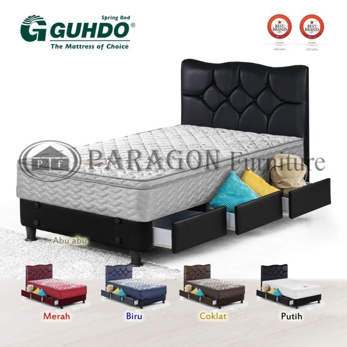 Spring bed Laci STD PT 120x200 HB Lavela - Full set Guhdo