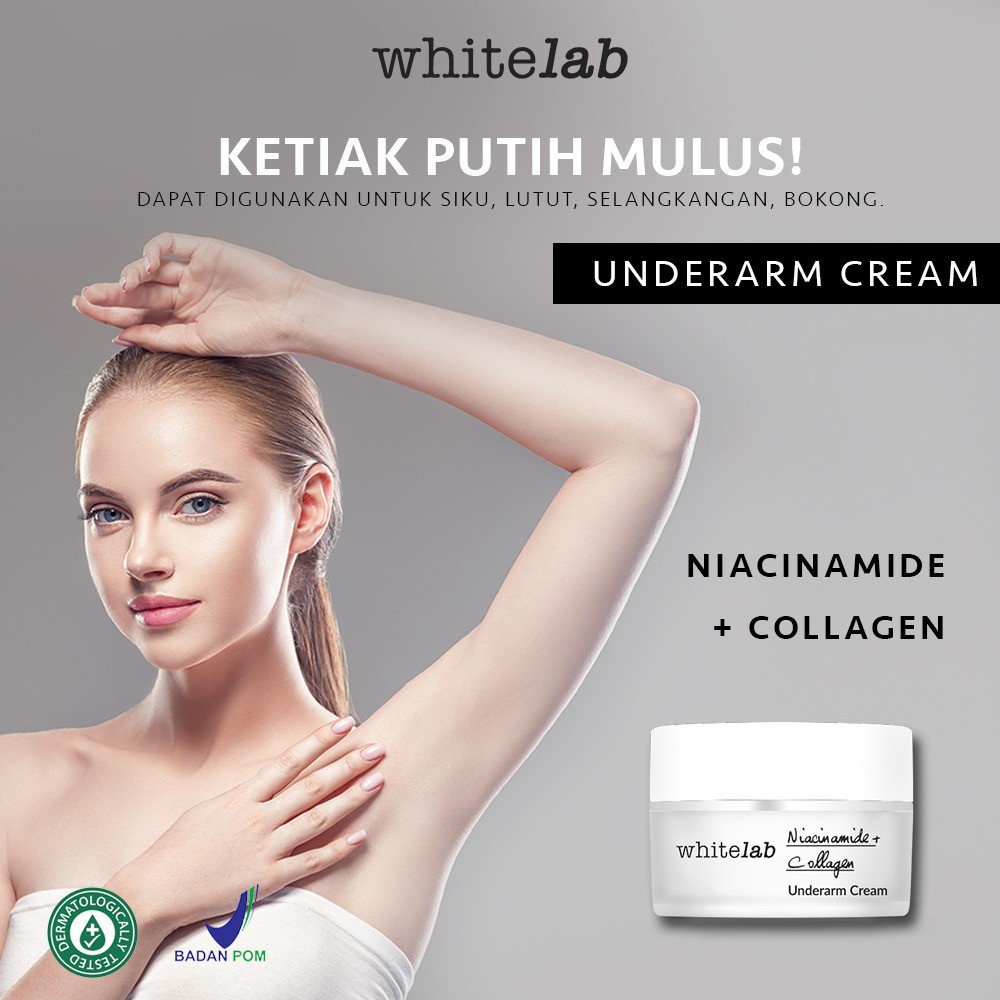 White lab Underarm Cream/ UnderCream white lab pemutih ketiak selangkangan