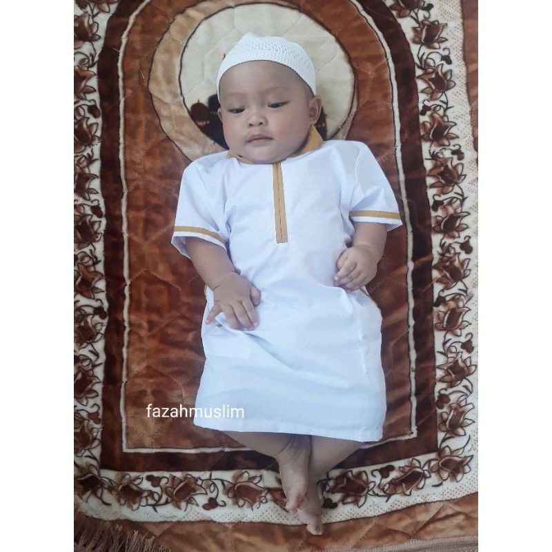 Jubah gamis koko turki bayi newborn dan baju muslim anak laki laki