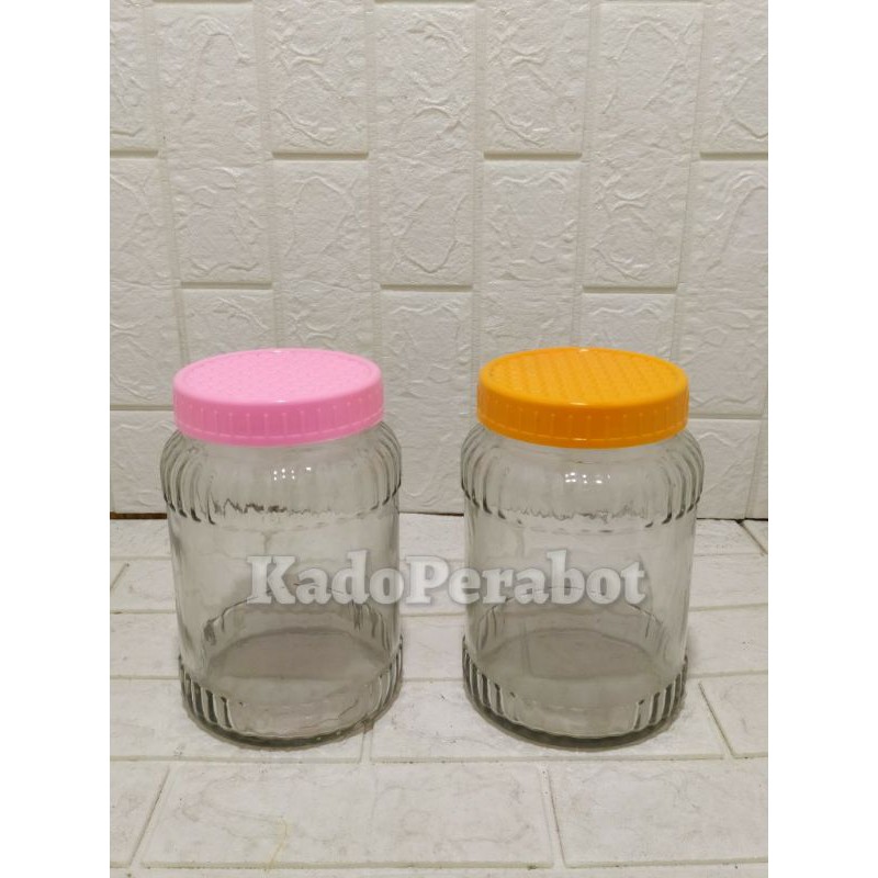 toples kaca 11x20 TP3 - toples kaca putar - toples kaca bening putar