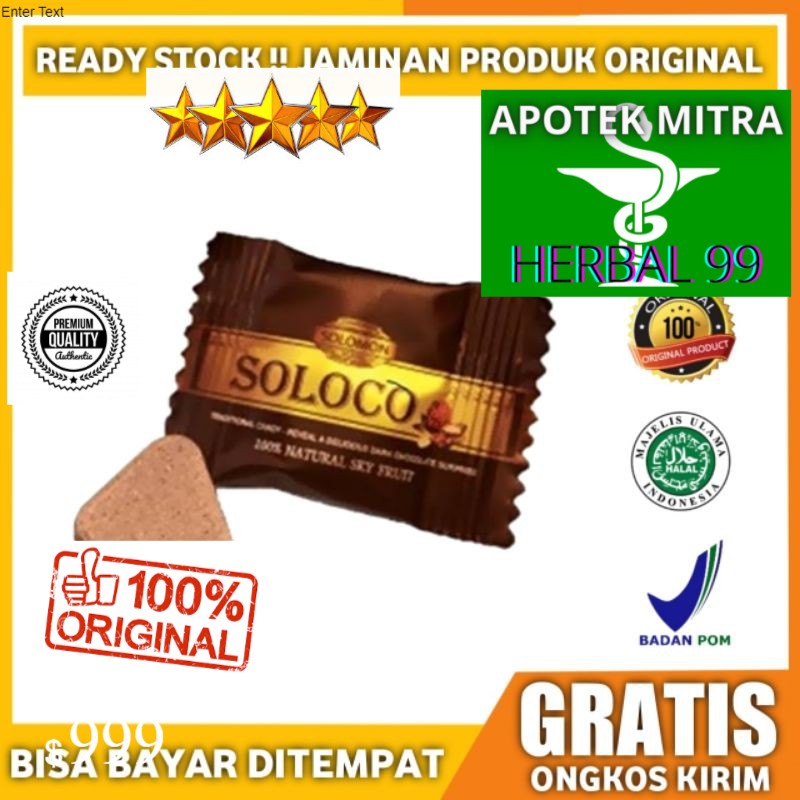 100% ASLI SOLOCO CANDY ORIGINAL permen soloco asli eceran berkualitas topcer