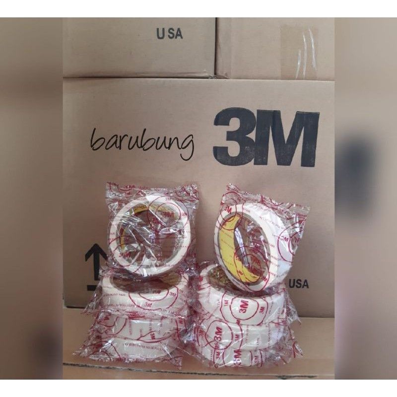 

Lakban Kertas 1 Inch 3M / Masking Tape 24 mm / 1" ( 1 Dus )