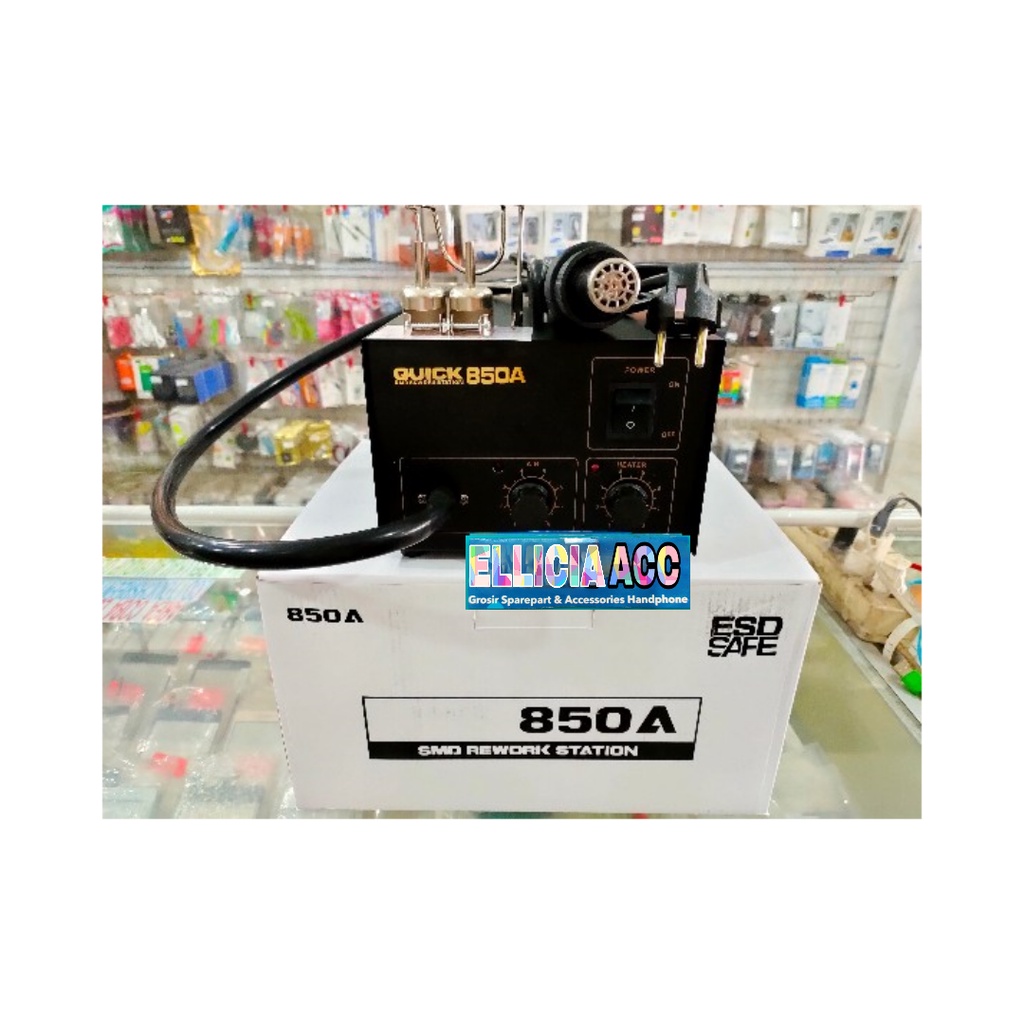 HOT AIR QUICK 850A ANALOG ORIGINAL SOLDER UAP QUICK 850A ORIGINAL BLOWER QUICK 850A