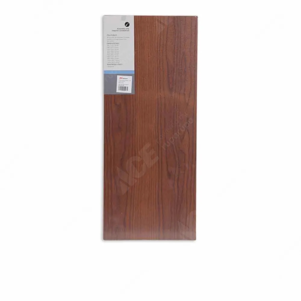 ACE Masterspace Rak Dinding 60x25x1.8 Cm - Cokelat Walnut