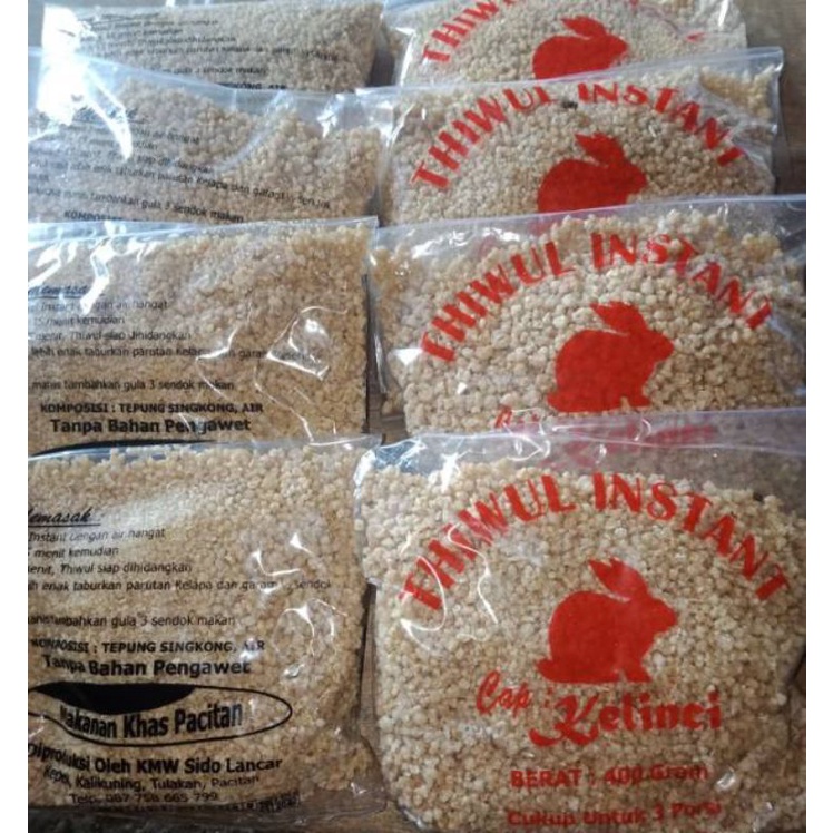 

nasi Tiwul instan ala Ndeso