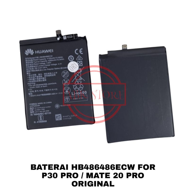 BATRE BATERAI BATTERY P30 PRO / MATE 20 PRO HB486486ECW ORIGINAL