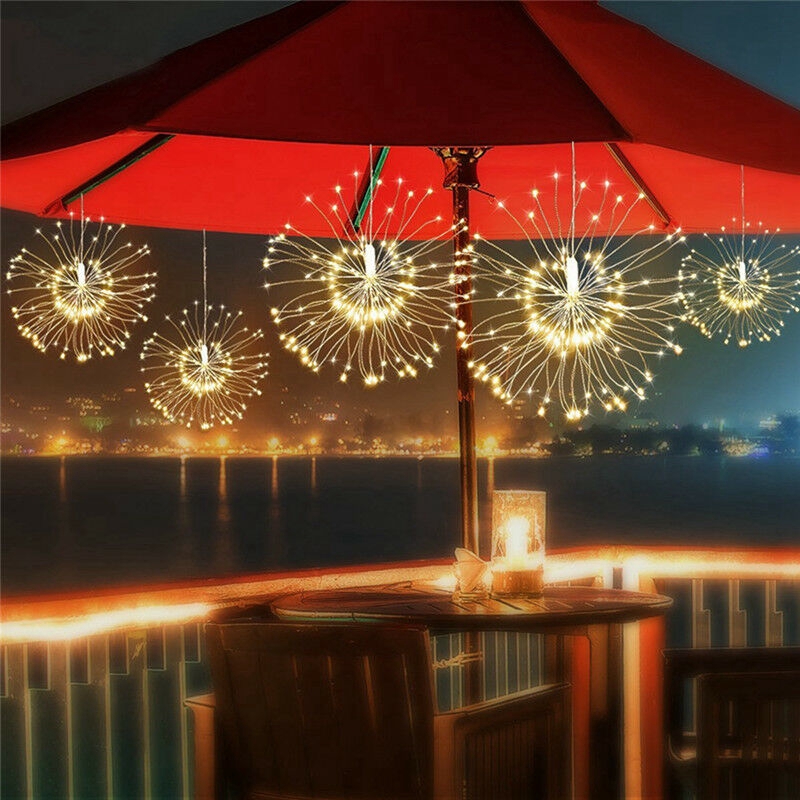 (Festival) (Always Twinkle Light) Lampu Tumblr Model Gantung Tenaga Surya Untuk Dekorasi Natal / Tahun Baru