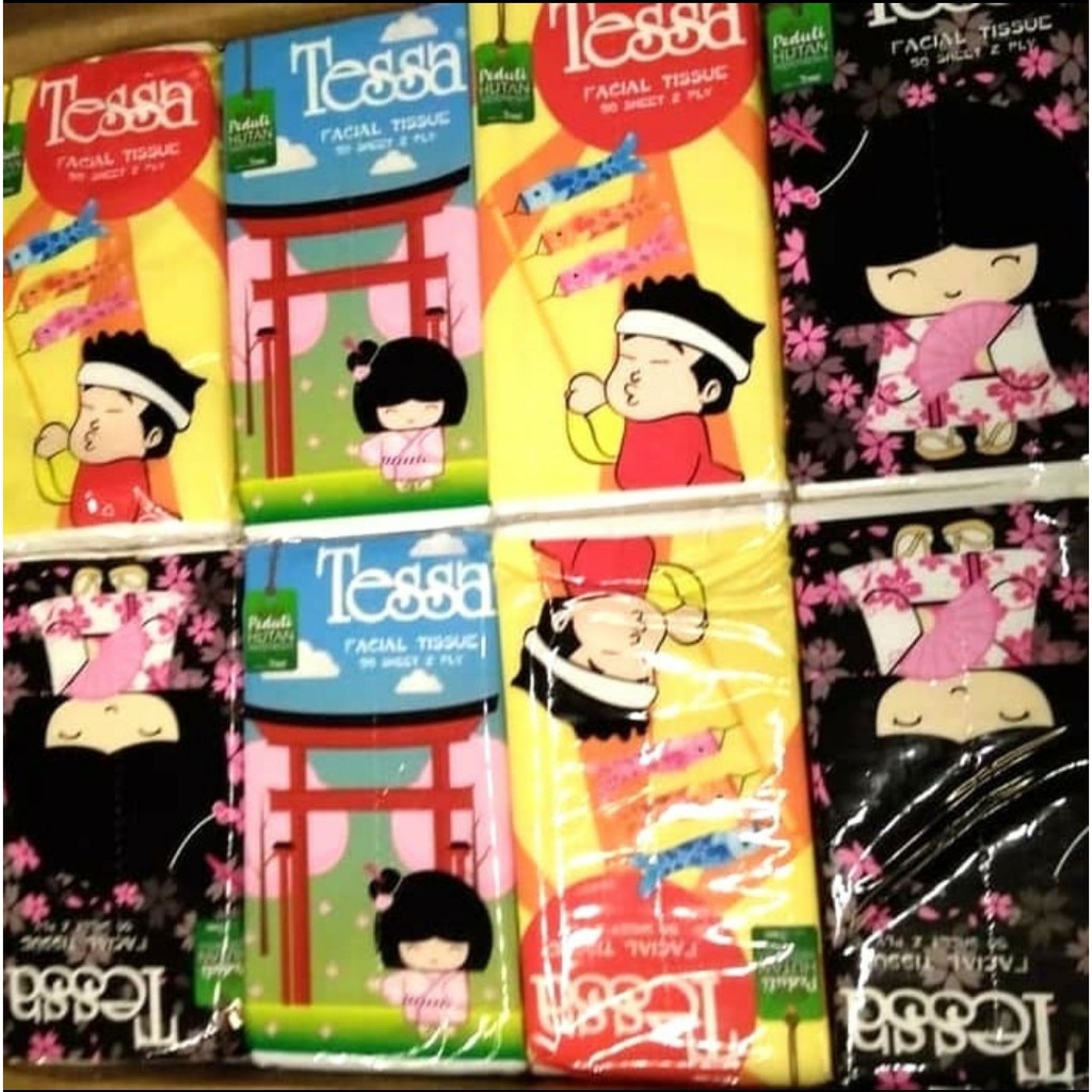 TISSUE  TISU TESA SMART PACK ISI 50 SHEET ( TESSA NEW 2000 ! ) TRAVELING PACK isi 50 Lembar