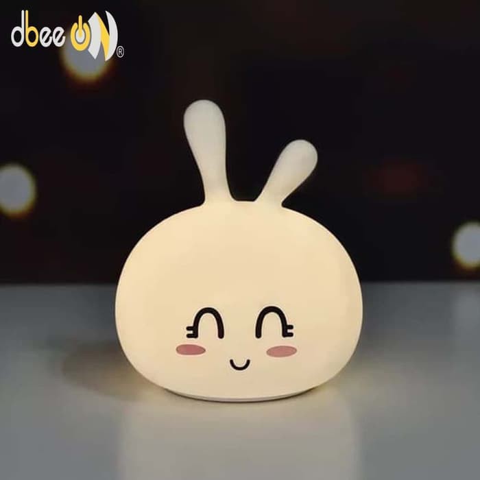 LAMP CUTE BUNNY SILICONE LIGHT (RECHARGEABLE)