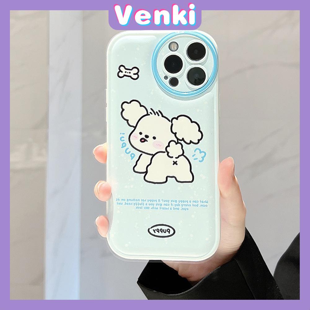 iPhone Case Silicone Soft Case Airbag Shockproof Protection Camera White Dog Cartoon Cute Compatible For iPhone 11 Pro Max 13 Pro Max 12 Pro Max 7Plus xr XS Max