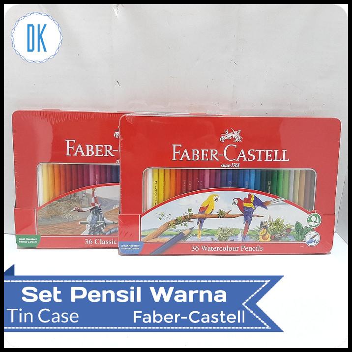 

Pensil Warna Classic Colour - Watercolour Tin Case Faber-Castell
