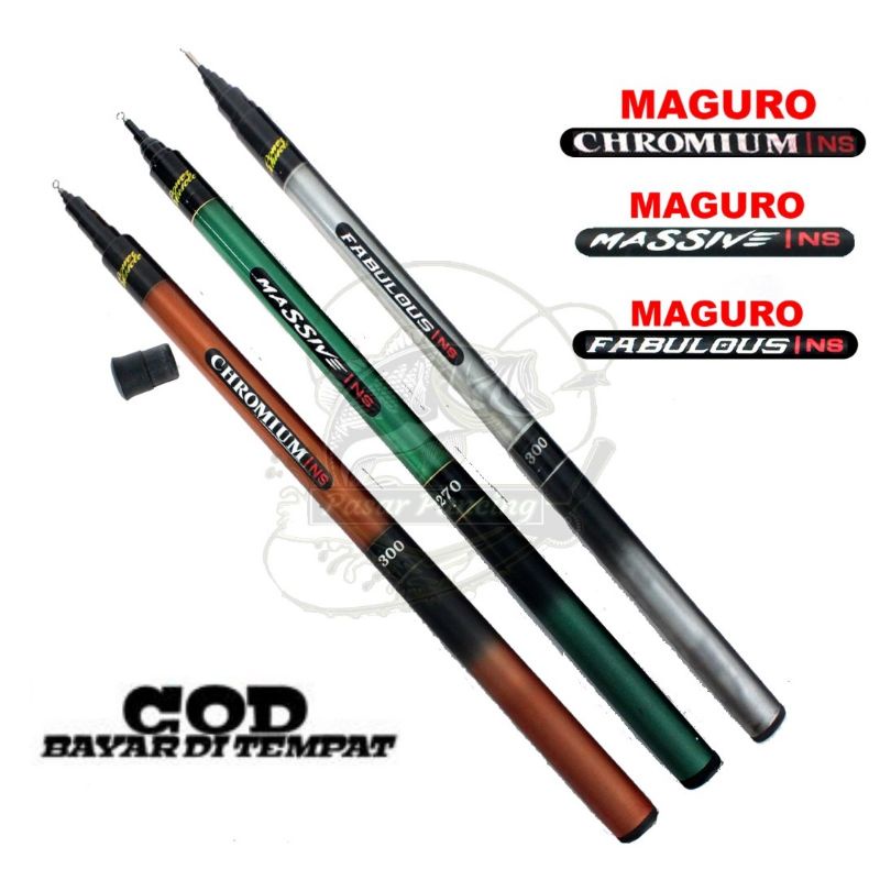 Joran Tegek(pole) MAGURO MASIVE NS | Fabulous NS | Kaku | Ruas Pendek | Baronang
