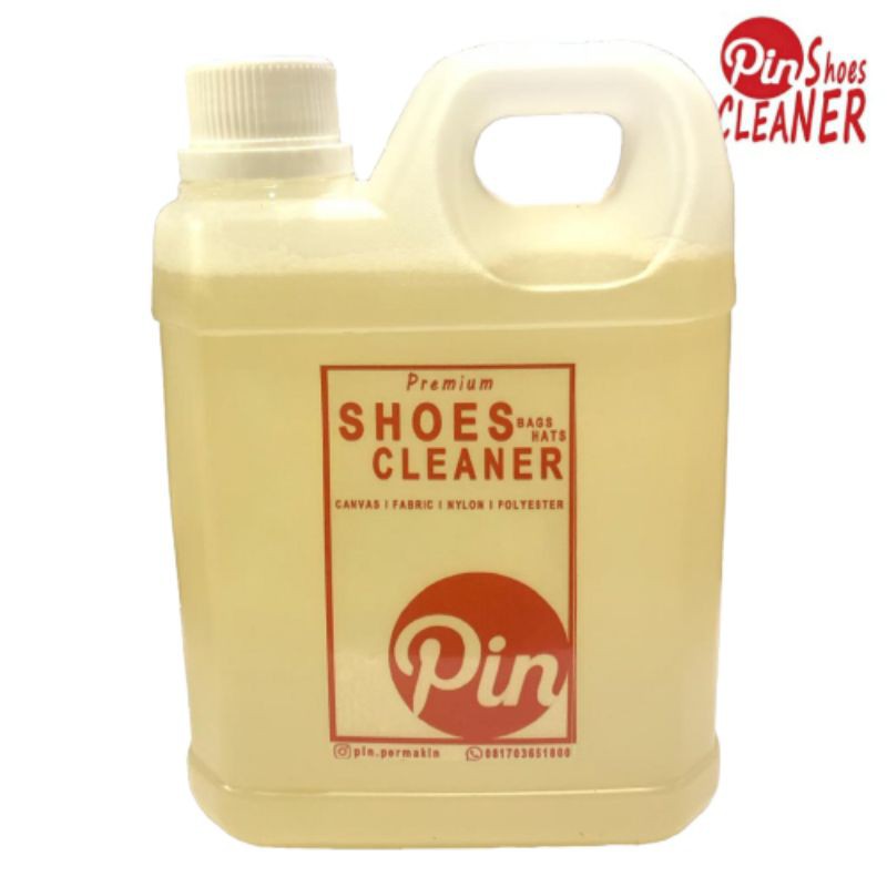 Pin Shoes Cleaner 1L - Pembersih Sepatu Hemat Efektif