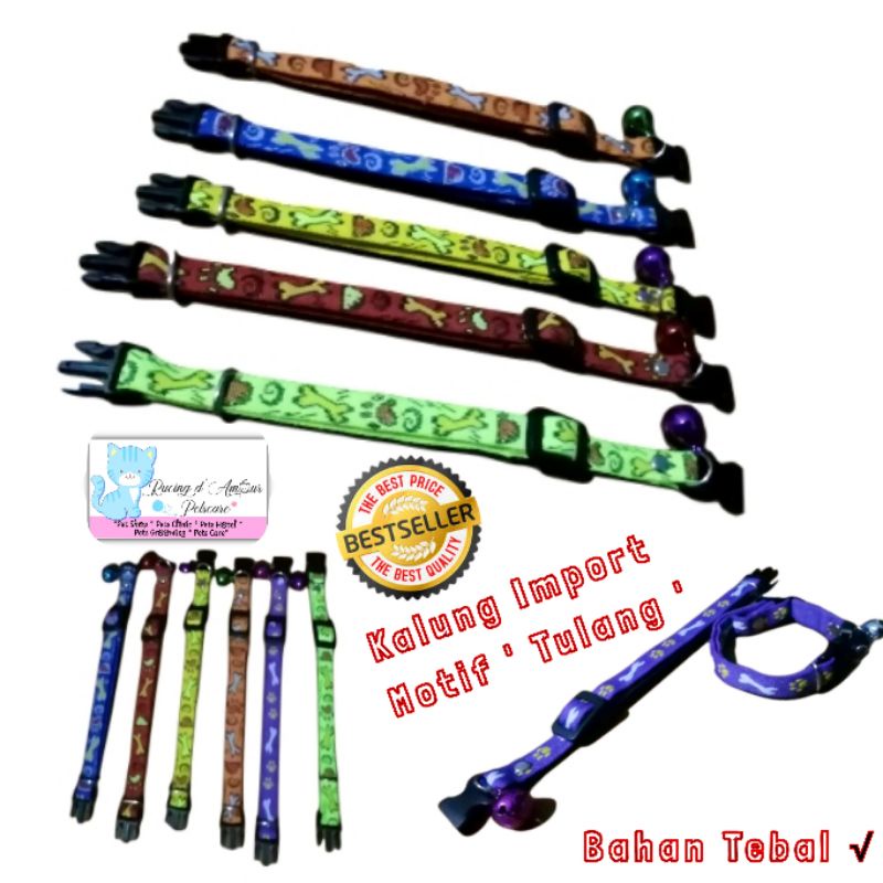 import Kalung Kucing dan Anjing  Kerincing import