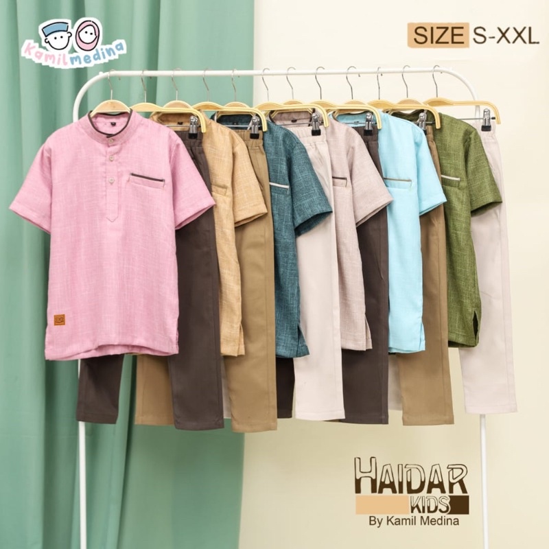 Setelan Kurta Anak Set Koko Haidar by Kamil medina