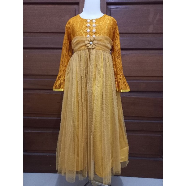 BAJU PESTA ANAK PEREMPUAN/BAJU PESTA ANAK PEREMPUAN MUSLIMAH/BAJU PESTA ANAK
