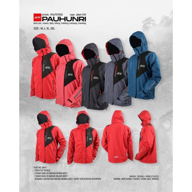 Jaket Gunung Pria Arei Evotech Pauhunri