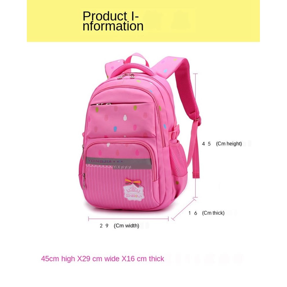 RASTA_BAGS17 TAS SEKOLAH ANAK PEREMPUAN SD TK PAUD BACKPACK GENDONG LUCU MURAH MOTIF NANAS