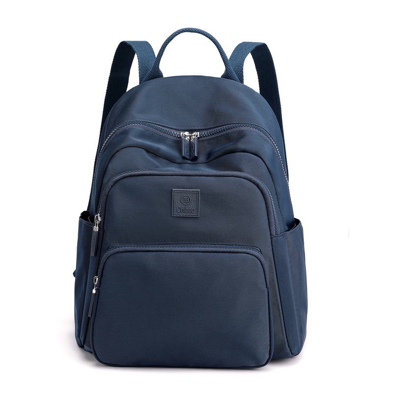 Tas original - tas ransel CHIBAO 3089 ransel wanita import termurah tas wanita waterproof-Navy