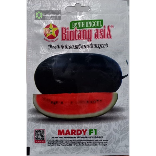 Benih/bibit Semangka Mardy Pouch (Bintang Asia)
