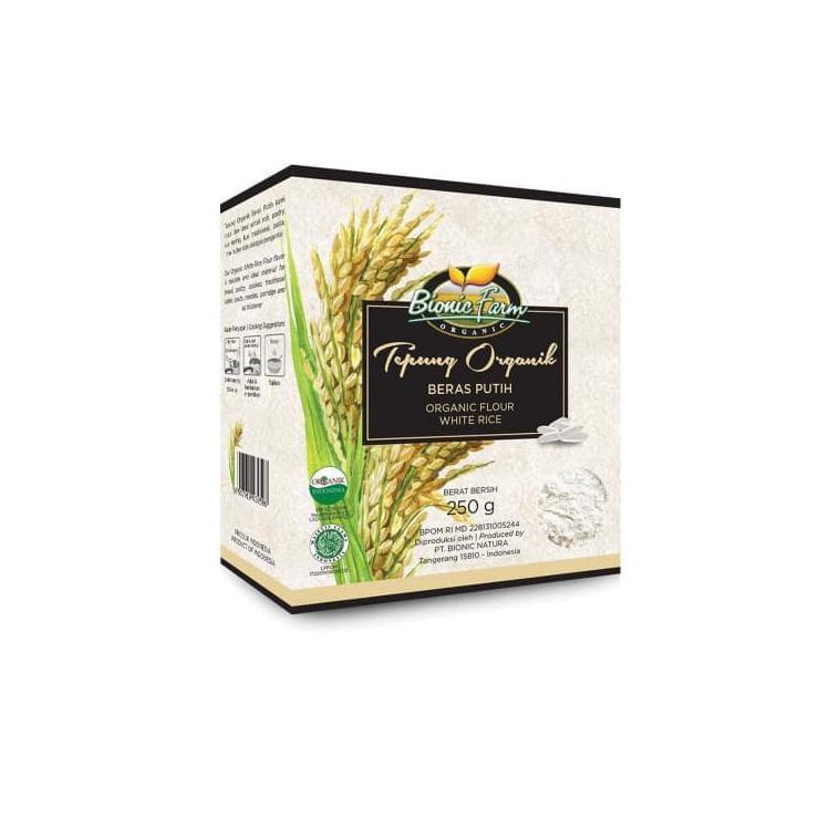 

Tjvp Tepung Organik Beras Putih Bionic Farm 250G 6Fv4