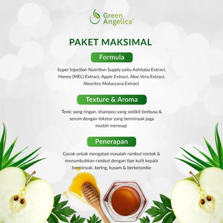 Paket Peumbuh Rambut  Obat Botak Green Angelica Menumbuhkan 