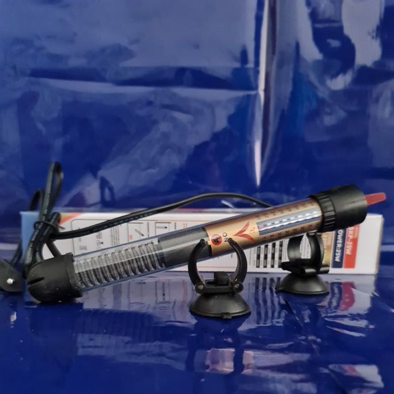 Heater kaca pemanas aquarium SKP 25 watt