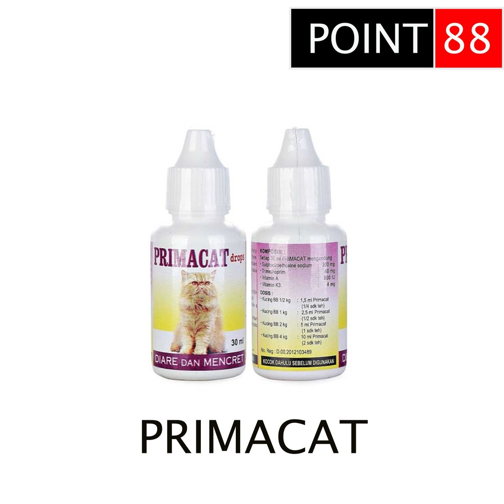 Obat PRIMACAT 30ml Obat Diare, Mencret Kucing