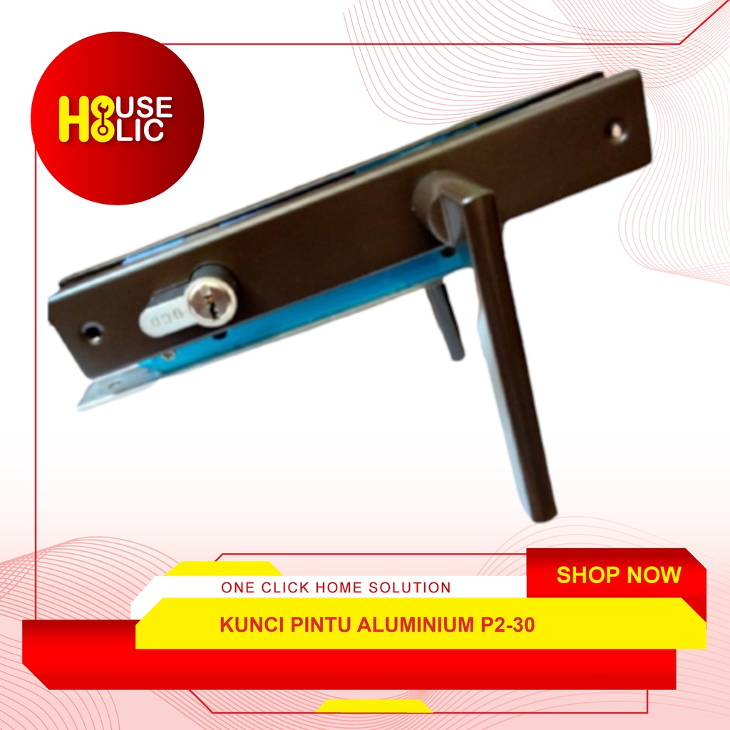 Kunci Pintu Almunium P2-30 / Handle Pintu Almunium / Gagang Pintu